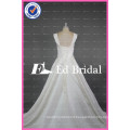 ED Bridal Elegant Lace Appliques Bow Belt Lace Up Ball Gown Satin Wedding Dress China